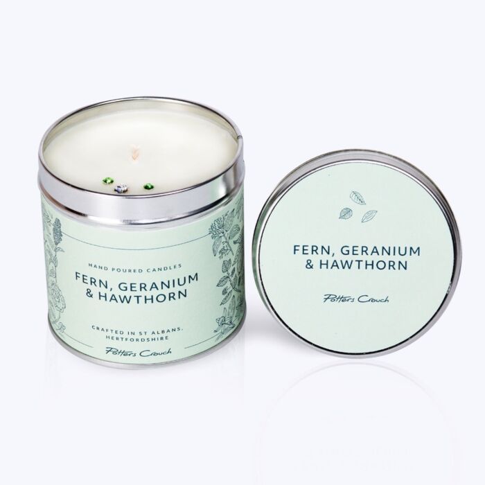 Potters Crouch - Fern, Geranium & Hawthorn Candle